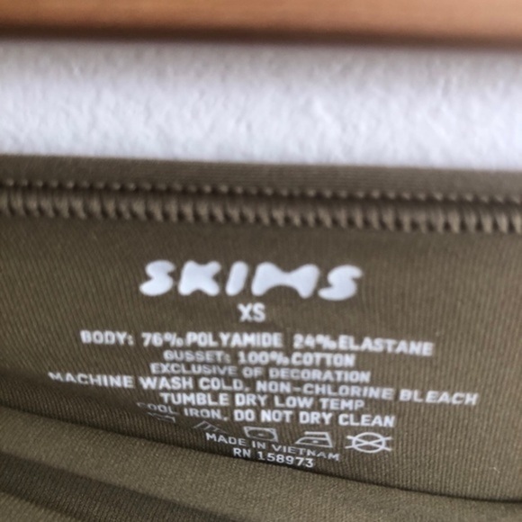 Skims 0416 Fits‎ Everybody High Waisted Thong 1-Pack Panties US Size XS - Picture 6 of 10